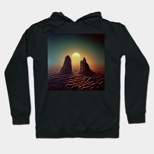 Sunrise in an alien world Hoodie